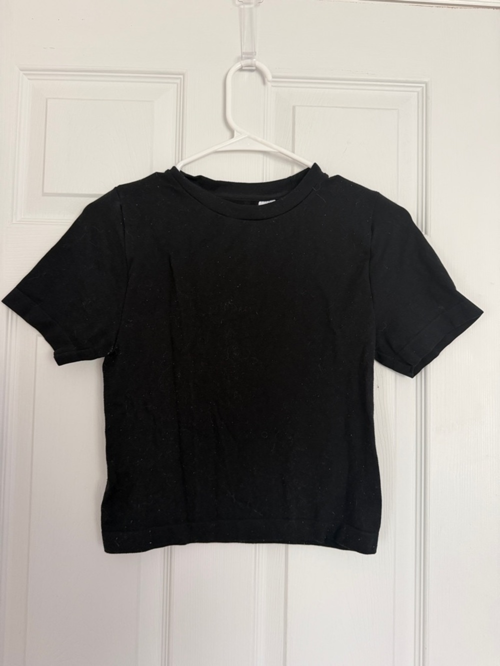 Black Fitted Short Sleeve Tee
